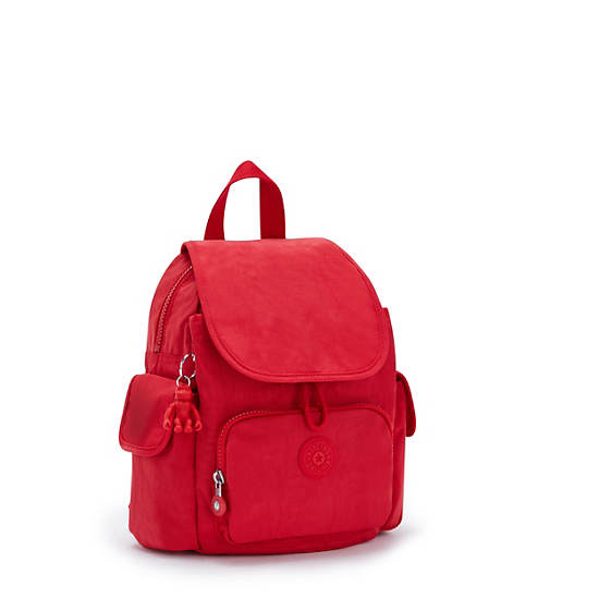 Kipling City Pack Mini Ryggsekk Rød | NO 1728SG